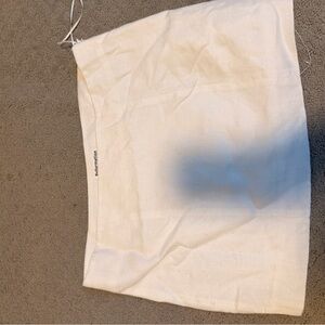 Reformation White Mini Skirt